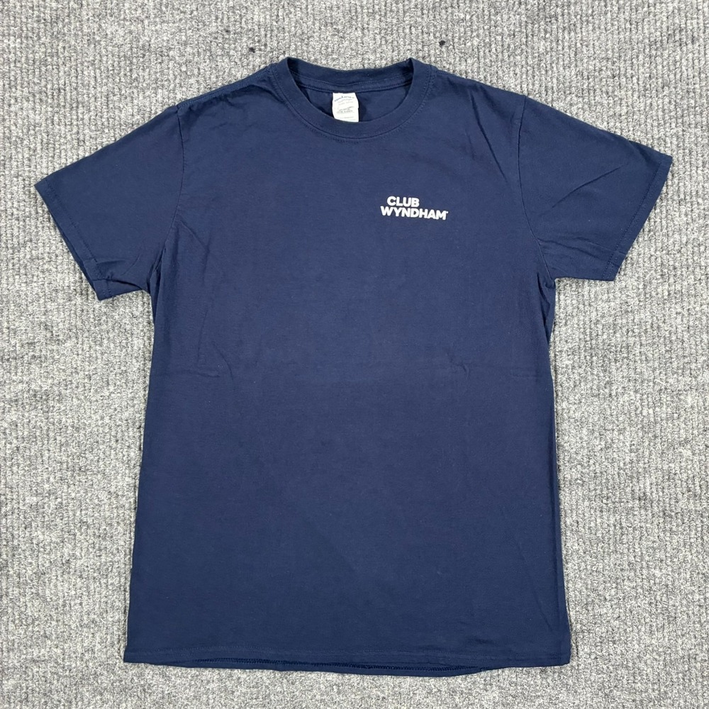 Club Wyndham Daytona Beach Racing 2021 Graphic T Shirt Mens Size Medium Navy